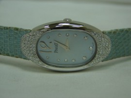 流當品拍賣 原裝 PIAGET 伯爵 橢圓型 18K金 石英 女錶