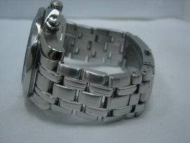 流當品拍賣 原裝 OMEGA 大海馬 三眼計時 不鏽鋼 自動 男錶