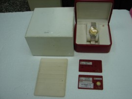 流當品拍賣 原裝 Omega 歐米茄 星座 半金 石英 男錶