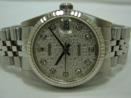 流當品拍賣 新款原裝 勞力士 78274 十鑽包台紀念面板 男錶